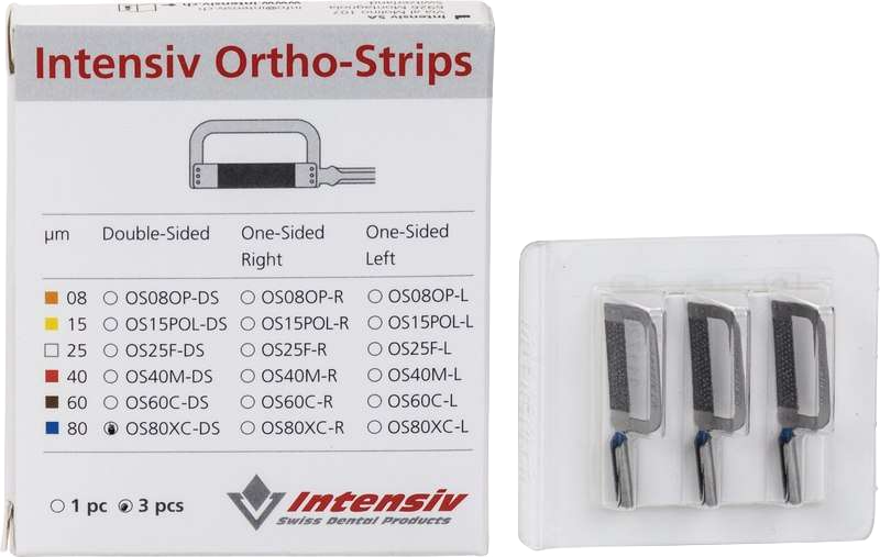 Intensiv IPR Ortho-Strip Double Side Reduction Blå 3EA - IPR - Zibrand ...