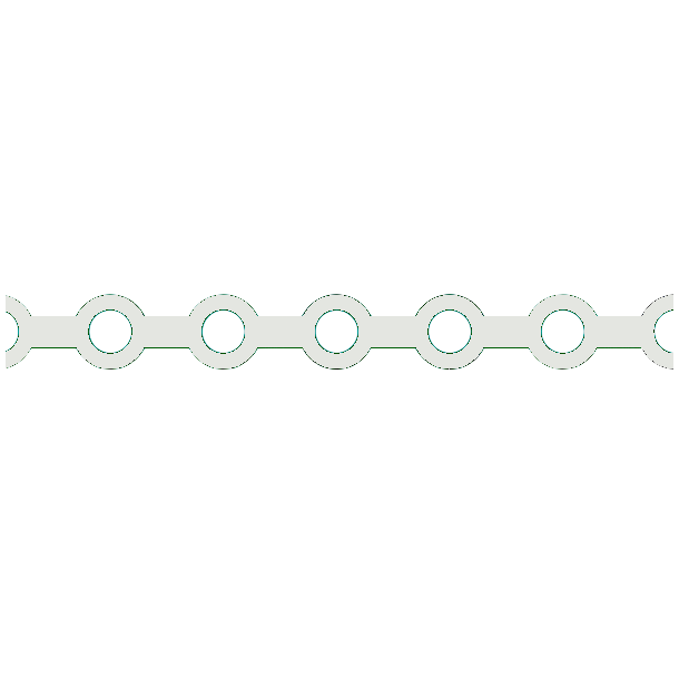 OA Super Chain Kdeelastik Latexfri Open Klar 15ft  