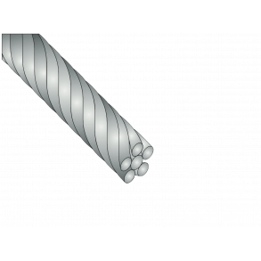 O2 SS Coaxial STRAIGHT 6-strand .015 14