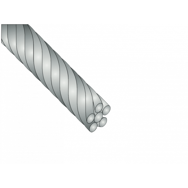 O2 SS Coaxial STRAIGHT 6-strand .015 14