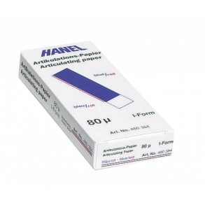 Hanel Artikulationspapir 80my bl/bl 20 x 105 mm 144EA 