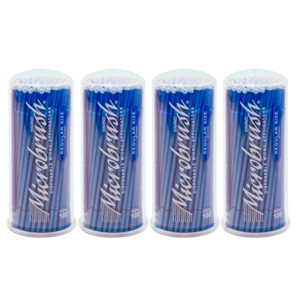 Microbrush Regular Bl 4 x 100EA   