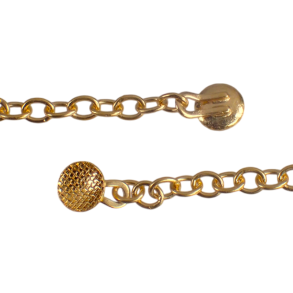 OA Gold Eruption Appliance guldkde 24K Rund Caplin 5EA   