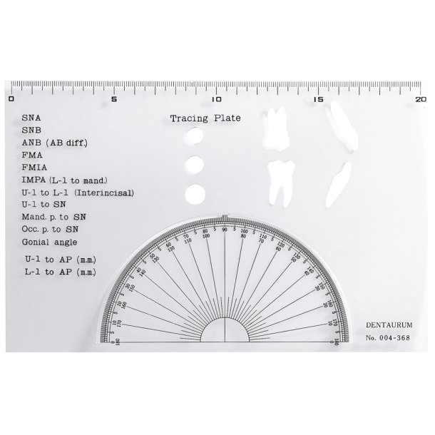 DENT Tracing Protractor, Standard