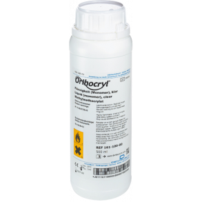 DENT Orthocryl Akryl Vske Klar 500 ml    