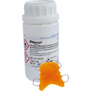 DENT Orthocryl Akryl Vske Neon orange 250 ml    