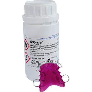 DENT Orthocryl Akryl Vske Neon pink 250 ml    