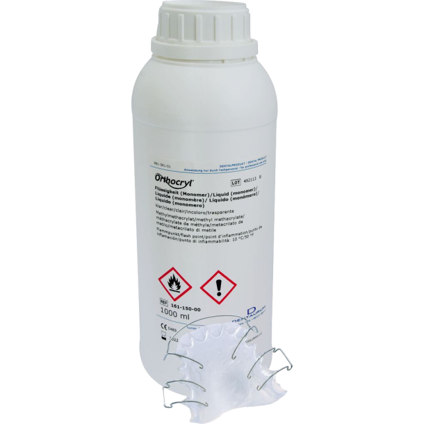 DENT Orthocryl Akryl Vske Klar 1000 ml    