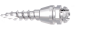 Brackethoved Ø1,6 / 6 mm