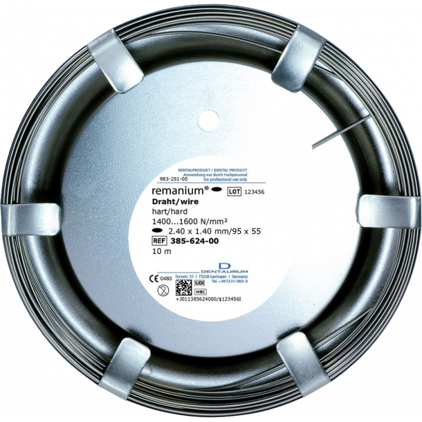 Remanium SS Oval 2,4 x 1,4 mm Hard 10 m   