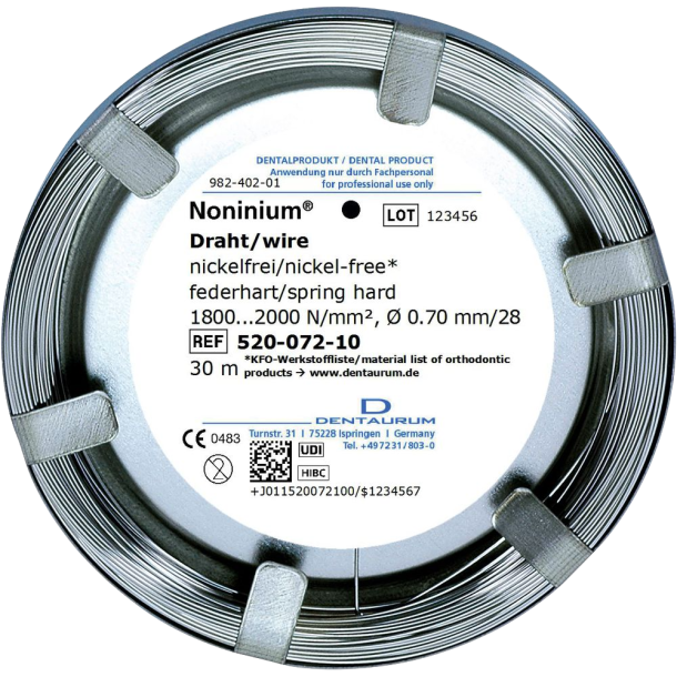 Noninium SS Spring Hard .028