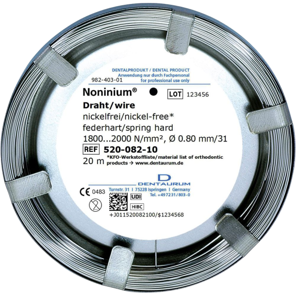 Noninium SS Spring Hard .031