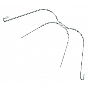 DENT Facebow .045 Medium Med kroge Hvide Caps