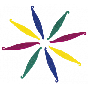 DENT Elastic Placers Assorterede Farver 50EA  