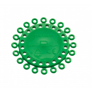 DENT Separationselastikker Latexfri Grn med rntgenkontrast 1,5 mm 1000EA  