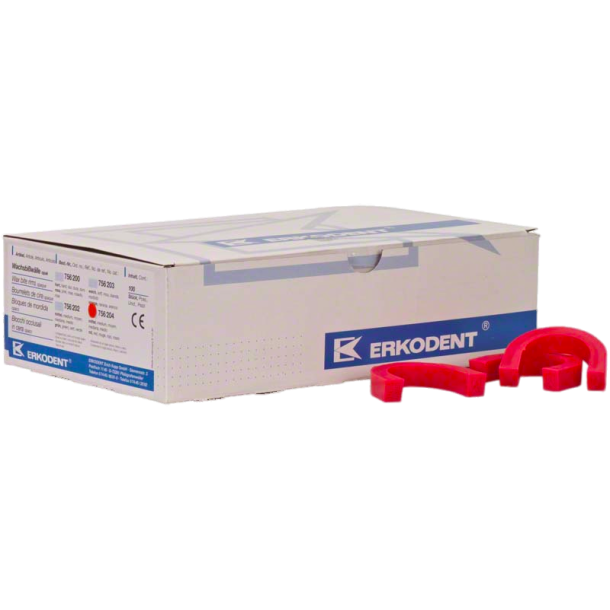 Erkodent Bite Blocks Rd  Medium 100 EA