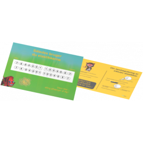 Elastikpostkort 50 stk.