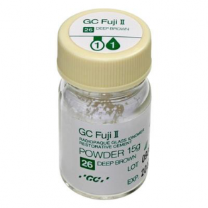 Fuji II Glasionomer Restorativ 15 gram pulver No.23 Dark Grey   