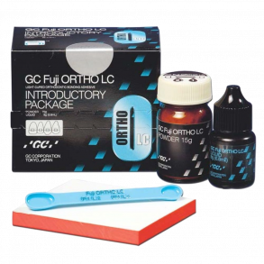 Fuji Ortho LC Glasionomer 15 gram pulver 8 gram v�ske Introkit 