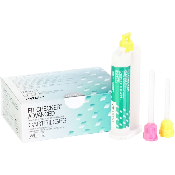 GC Fit Checker Advanced White 2x62 gram 6 blandespidser 