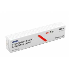 Hanel Artikulationspapir 40my rd/rd 22 x 110 mm 120EA   