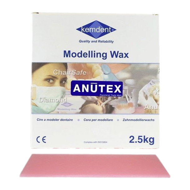 Kemdent Anutex Pladevoks Lyserd 2.500 gram 