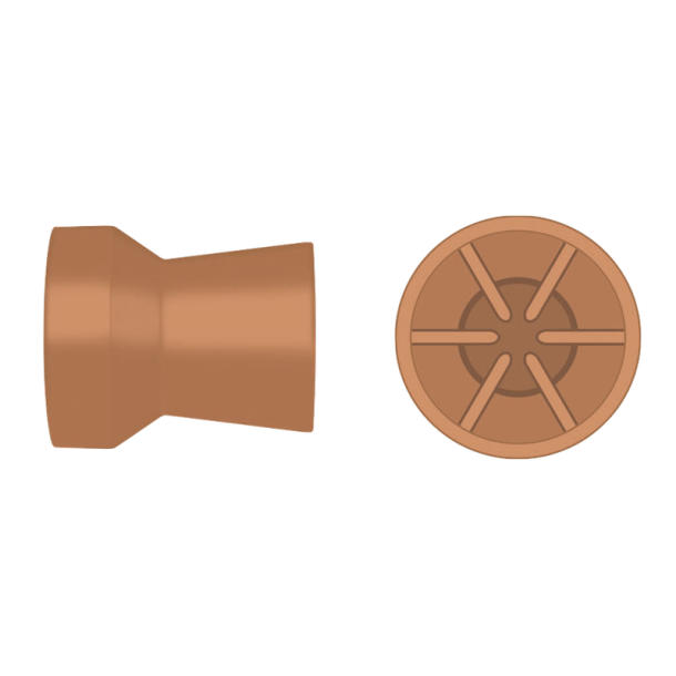 KERR Pudsekopper snap-on Latexfri Lameller Orange 120EA