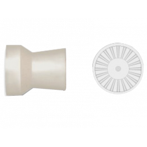 KERR Pudsekopper snap-on Latexfri Ribbed Gul 30EA