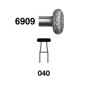 Komet Diamant Rokokko .040 FG Medium 5EA