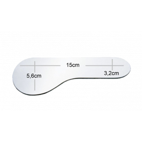 Acteon Fotospejl Glas Bukkal Smal  