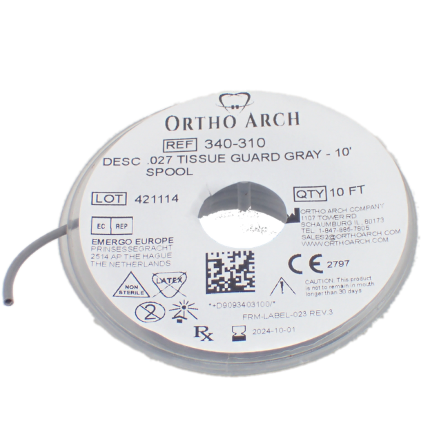 Tissue Guard Tube/Sleeve 10ft .027 Gr