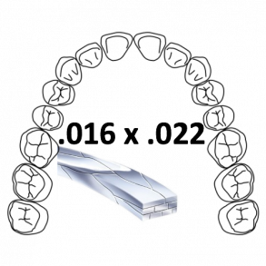 OA L0669 Braid 8 Stainless Steel Pro Form .016x.022 U BULK 10EA