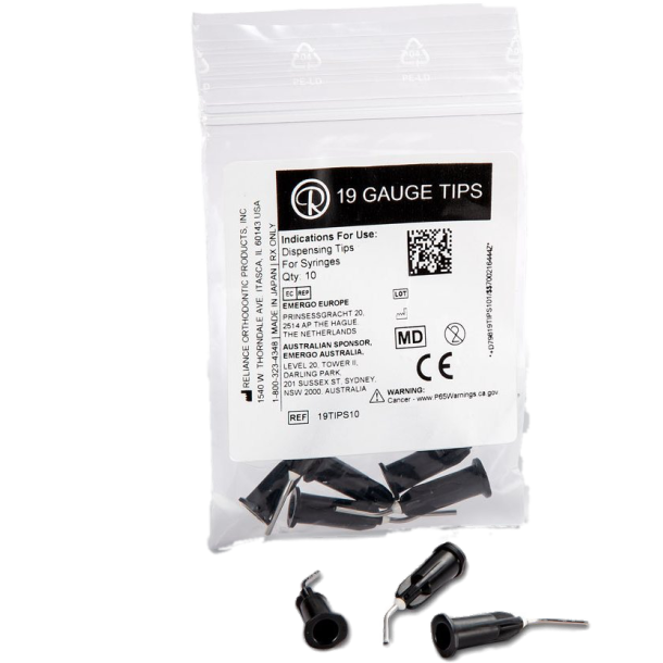 19 Gauge Tips (Flow Tain) Tips 10EA 0,5 mm