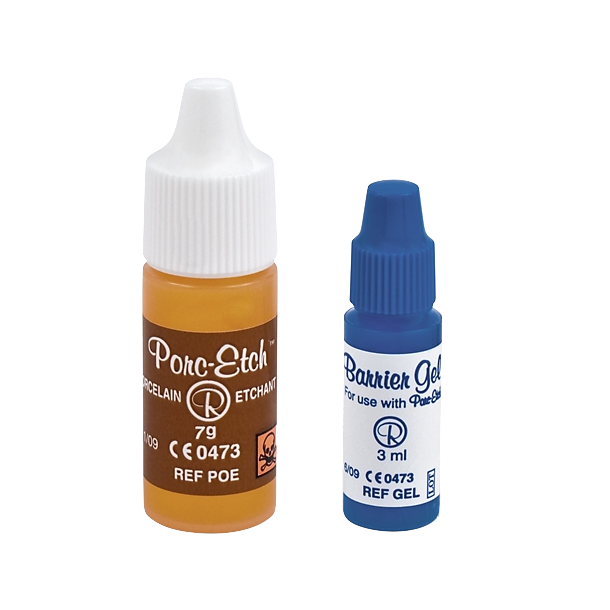 Reliance Porcelain Etch 7 gram + 3cc Barrier Gel 