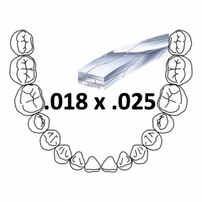 Pro-C L0674 Braid 8 Stainless Steel Pro Form .018x.025 L BULK 10EA