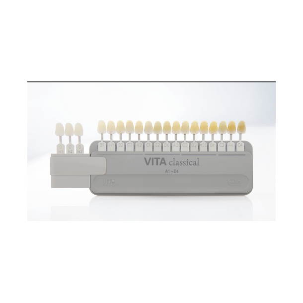 VITA farveskala A1-D4 + bleach    