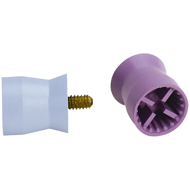 YOUNG Pudsekopper m/skrue Latexfri Petite Lilla Blde lameller 144EA