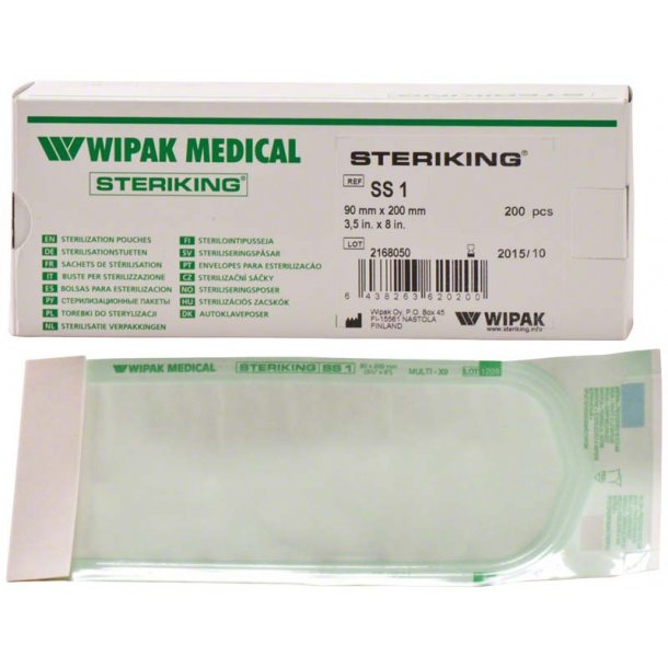 Wipak Steriking Selvlukkende Sterilposer 90 x 200 mm 200 EA  